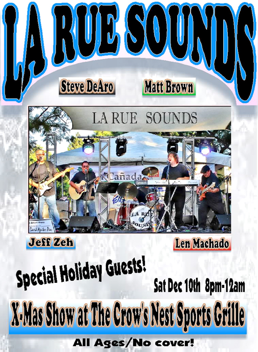 Crow’s Nest Hosting La Rue Sounds Band