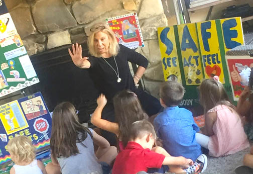 Preschool Hosts Safety Message