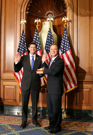 Schiff Sworn into Congress for New Term