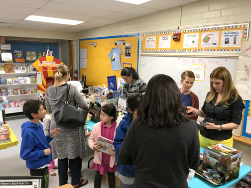 Miss Nelson's Book fair is a big success at Valley View