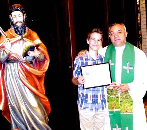 Father Lawrence Signey Essay Contest Winners