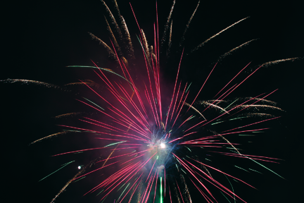 CV Sky Lights Up for the Fourth