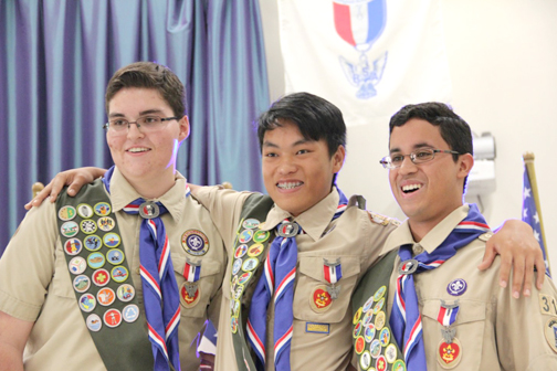 Three Montrose Troop 317 Boy Scouts Earn Eagle Rank