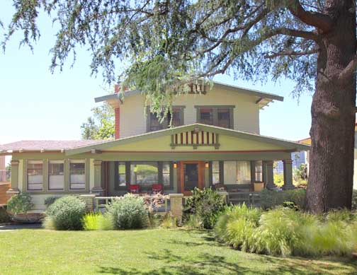 California Craftsman House / Bungalow American California Craftsman House Plans 83638