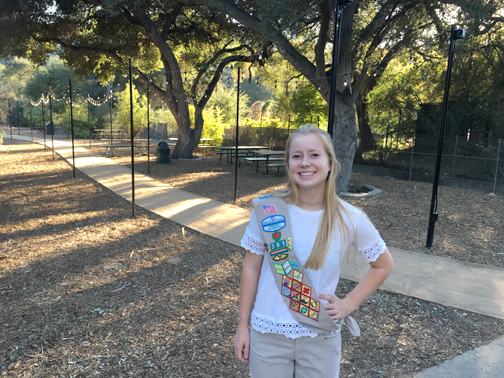 Girl Scout Gold Award Project Improves Descanso Gardens