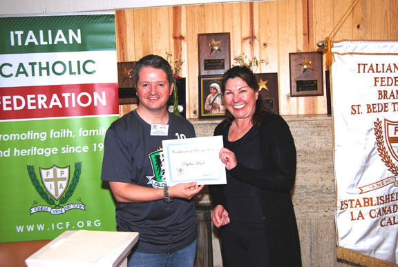 Harb Recognized For Leadership at St. Bede