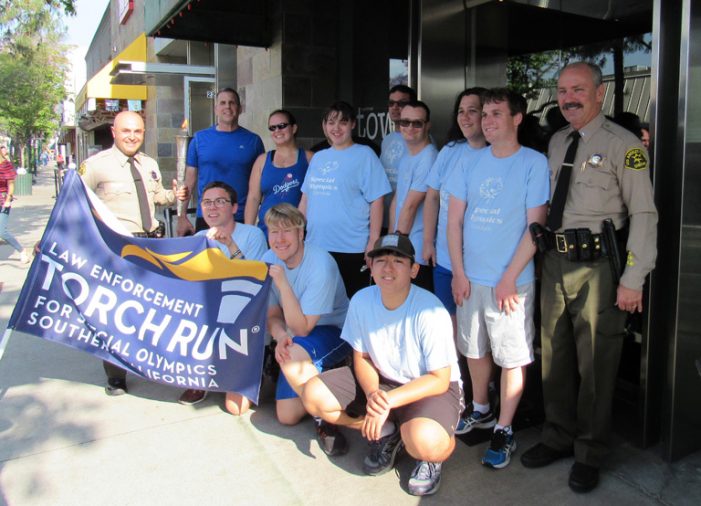 Special Olympics Torch Travels Through the Crescenta Valley