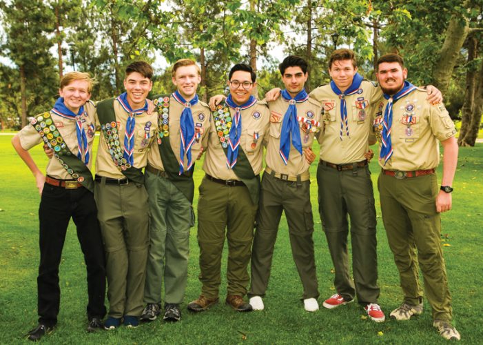 Eagle Scouts Increase Their Number by Seven