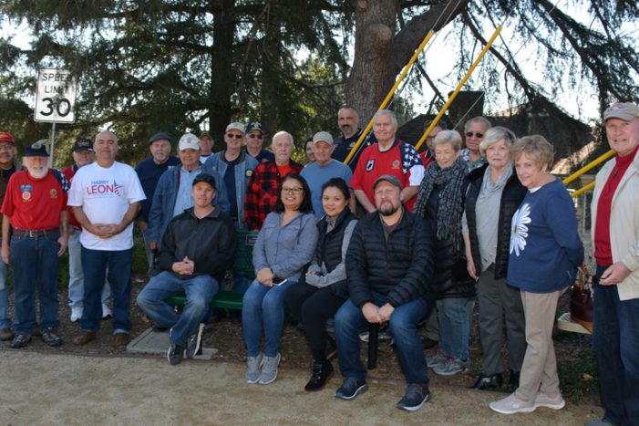 Plaque Installed on Commons’ Bench
