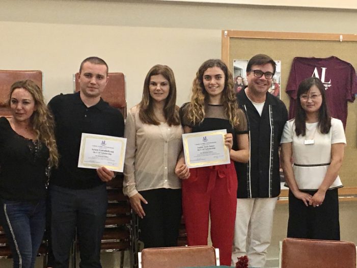 ALF Cañada Auxiliary of Professionals Awards Scholarships to Local Students