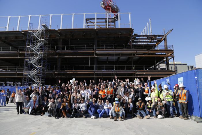 CHA Hollywood Pres Holds with ‘Topping Out’ Commemoration