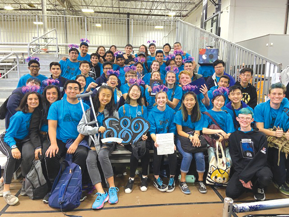 Falkon Robotics Team Wins Engineering Award at FIRST Competition