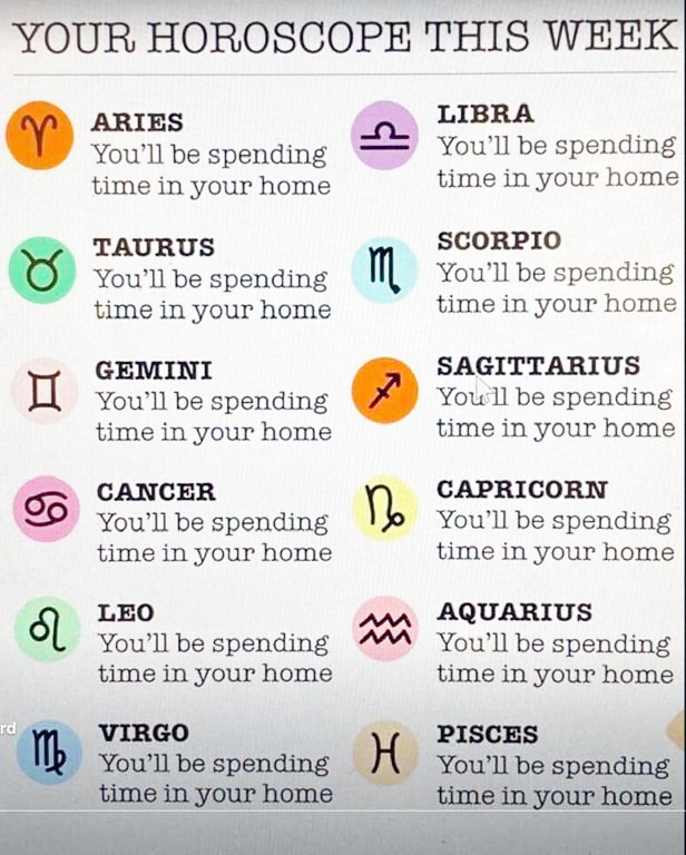 Just For Now – Horoscope