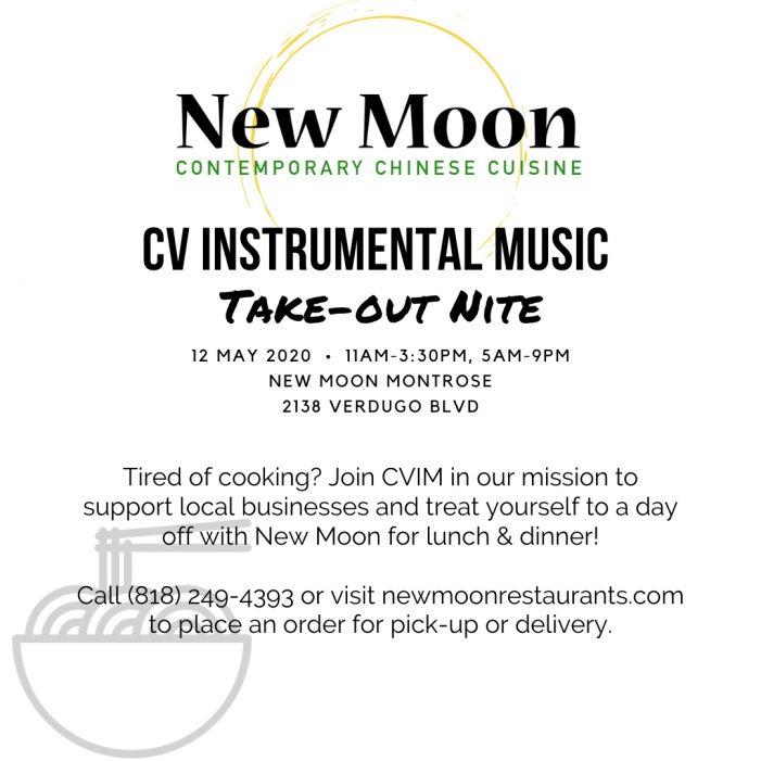 Take-Out Benefits CV Instrumental Music