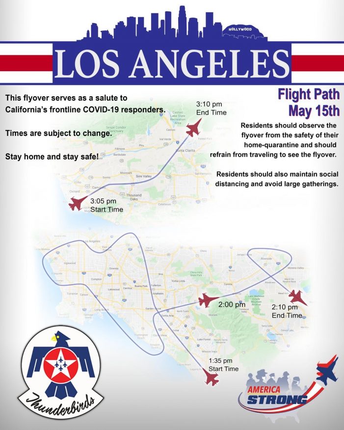 Flyover Pattern Released for May 15