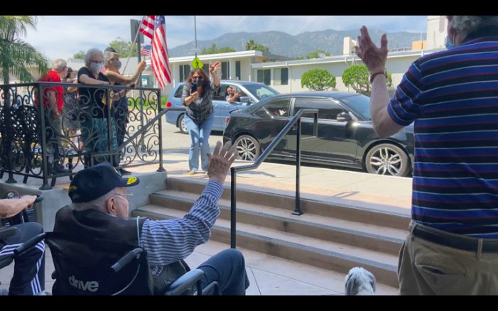 Drive By Shout-out for WWII Veteran