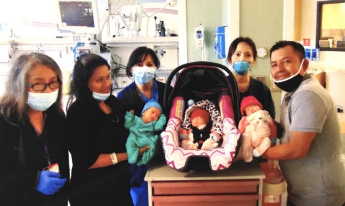 Triplets Delivered at Glendale Memorial Hospital During COVID-19 Pandemic Triplets Delivered at Glendale Memorial Hospital During COVID-19 Pandemic