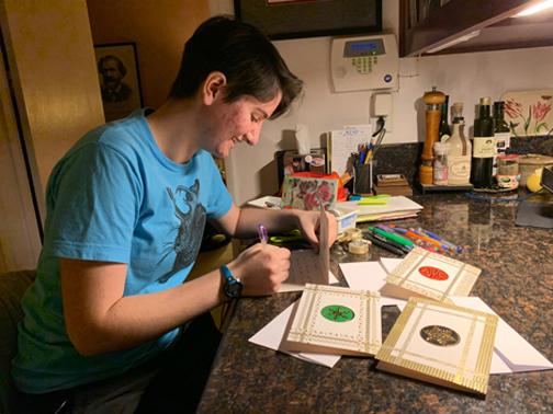 Holiday Greetings Sent to Seniors