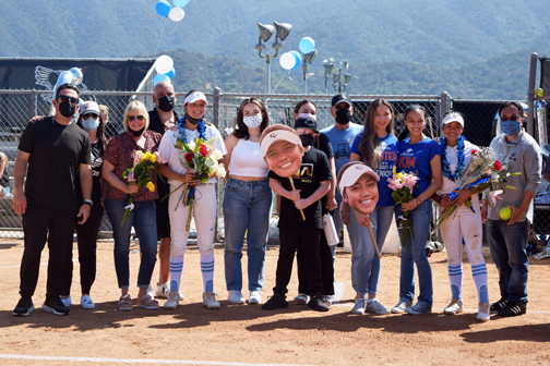 Softball Seniors Honored Despite Game Postponement
