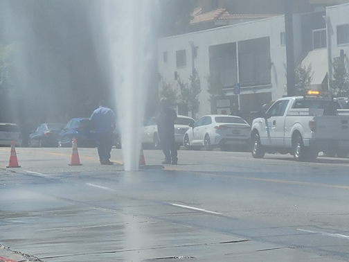 Water Tower Erupts on Honolulu; Traffic Diverted