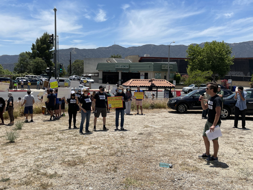 Protesters Rally to Demonstrate Against Placement of SVP