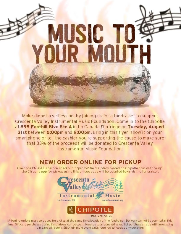 CVIM Fundraiser at Chipotle