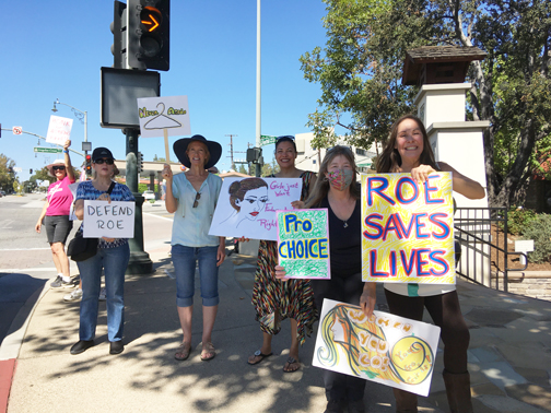 Locals Show Support for Women’s Reproductive Rights