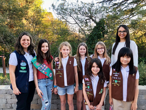 Self Care Taught to Local Girl Scout Troop