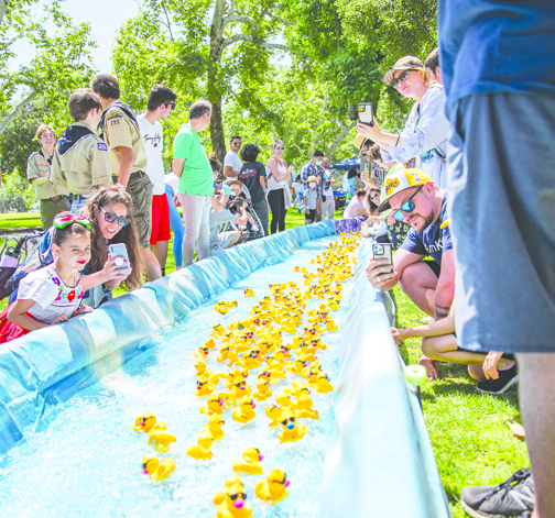 Kiwanis Hosts Annual Duck Splash, Awards Thousands