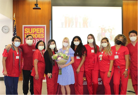 Nurses Recognized at USC-VHH