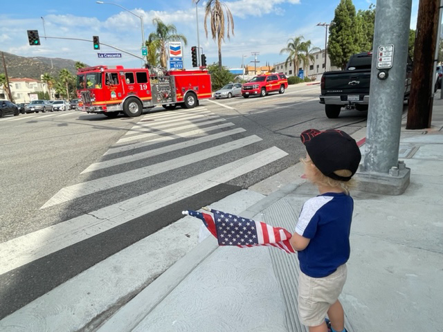 Remembrance Motorcade Winds Its Way Through Crescenta Valley