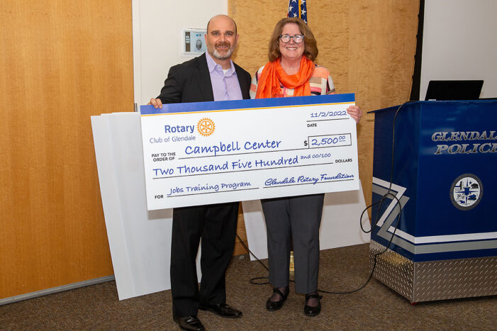 Rotary Club of Glendale (Noon) Makes Substantial Donations