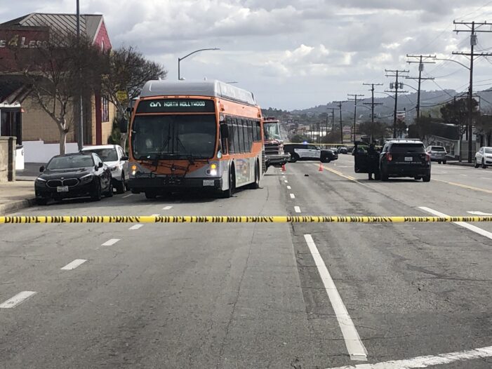 Woman Struck by Bus on Foothill Boulevard