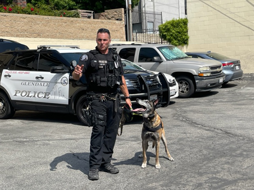 K-9 Demonstration Presented