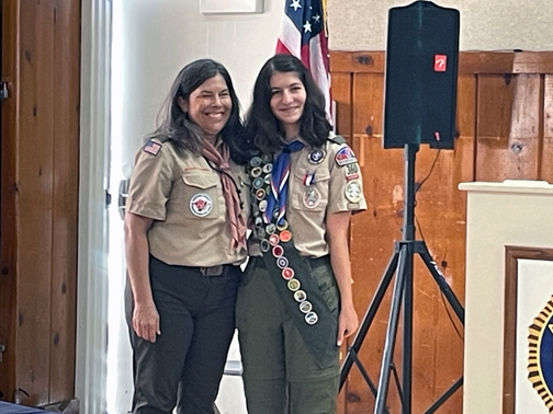 Emelia Lagousis Achieves Eagle Rank