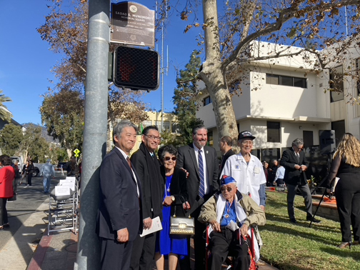City Hosts Dedication of Sadao S. Munemori Memorial Square