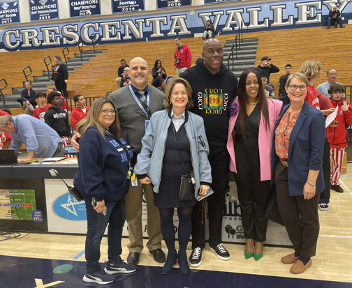 Magic Visits the Falcons