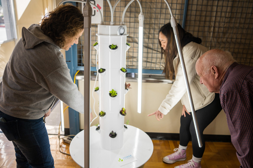 New Hydroponic Garden at CVHS