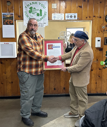 Vets Receive State Resolution