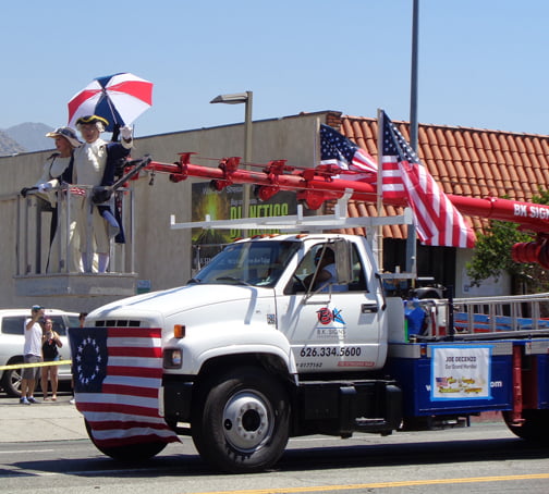 Patriotic Parade Takes an Unexpected Turn in Sunland-Tujunga