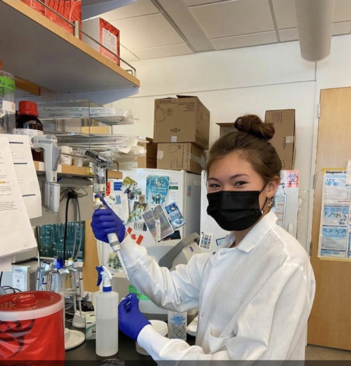 MAKING A DIFFERENCE <<< CVHS Graduate Grace McAuley: Armed for the SCID Fight