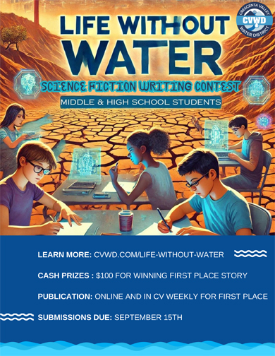 CVWD is Calling all Science Fiction Young Writers