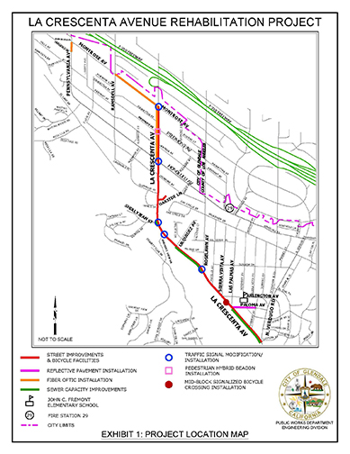 Construction is About to Begin Along La Crescenta Avenue
