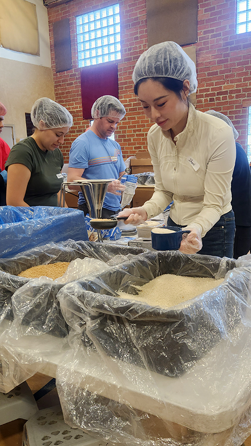 Investing in Community: Salem Lutheran Church Hosts Food Packing Event