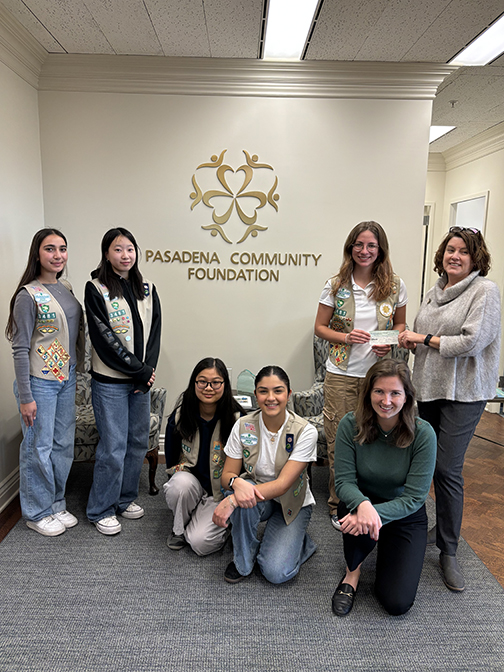 Local Girl Scouts Donate to Fire Relief