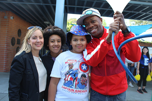 Mountain Avenue School Launches Capt. America into Space