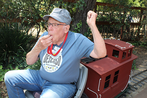 New Train Conductor at Descanso Gardens Announces, ‘All Aboard!’