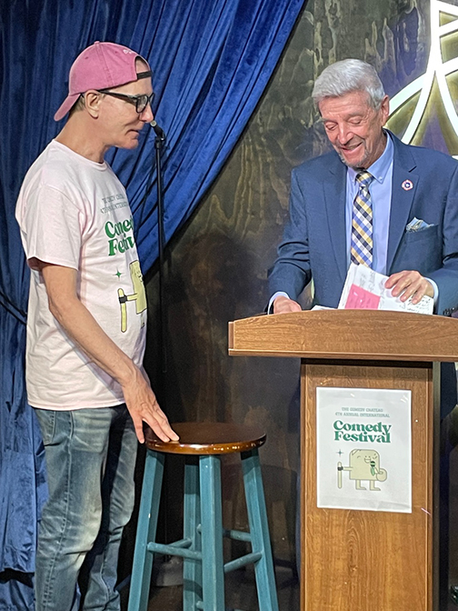 Comic Tom Dreesen Makes Local Appearance