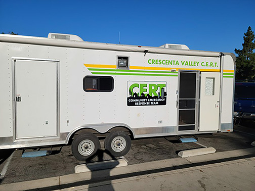 Community at a Loss After C.E.R.T. Trailer Stolen