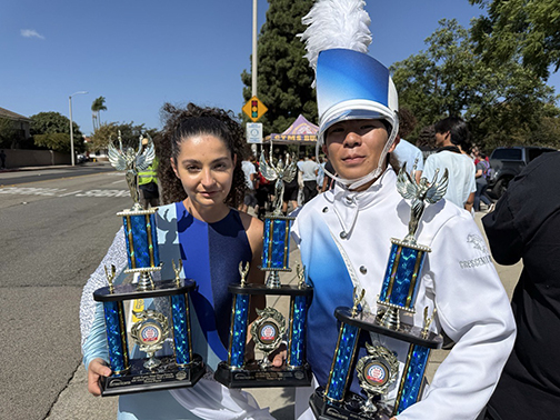 CVHS Places Well in Tustin Tiller Days Parade